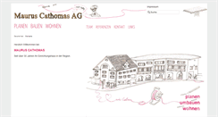 Desktop Screenshot of mauruscathomas.ch